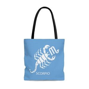 Scorpio Zodiac Tote Bag Large Polyester Astrology Gift New